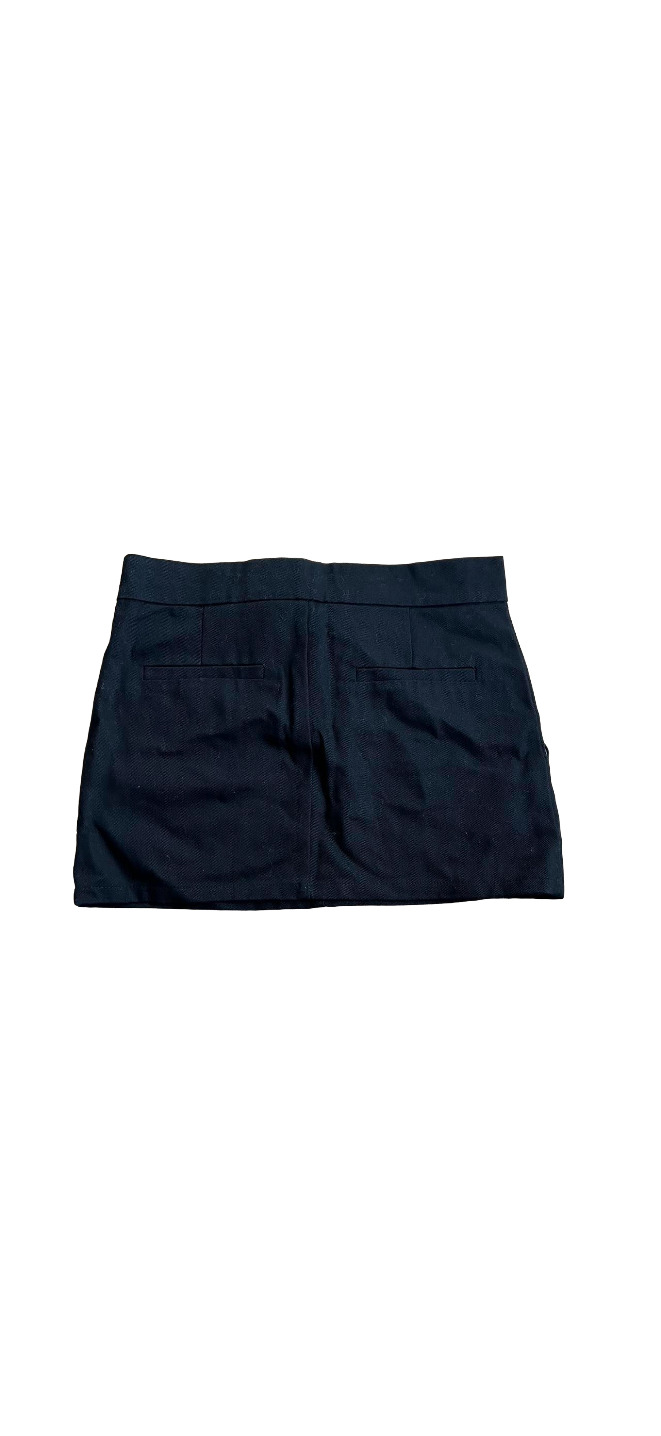 EDIKTED Black Canvas Mini Skirt