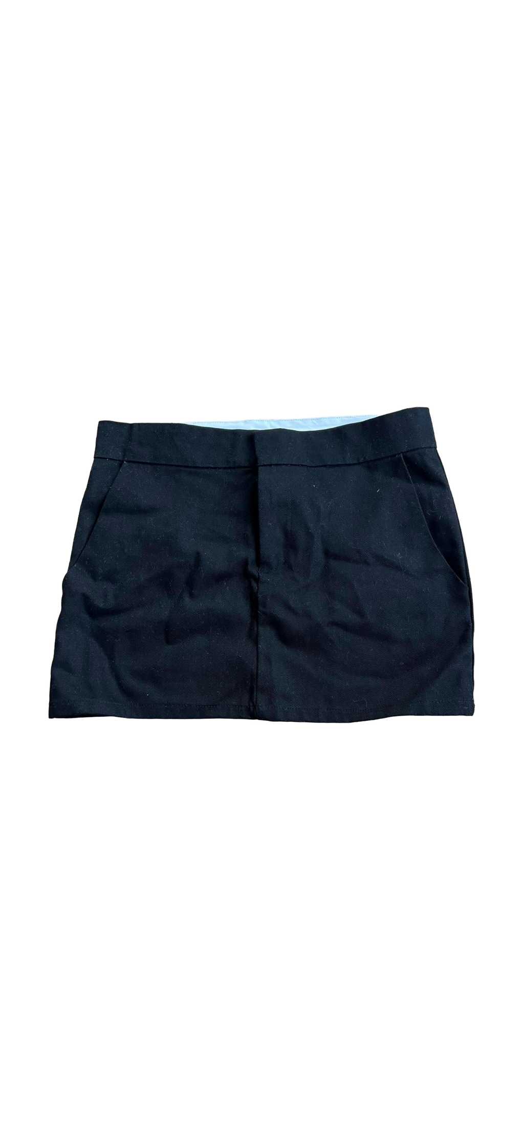 EDIKTED Black Canvas Mini Skirt