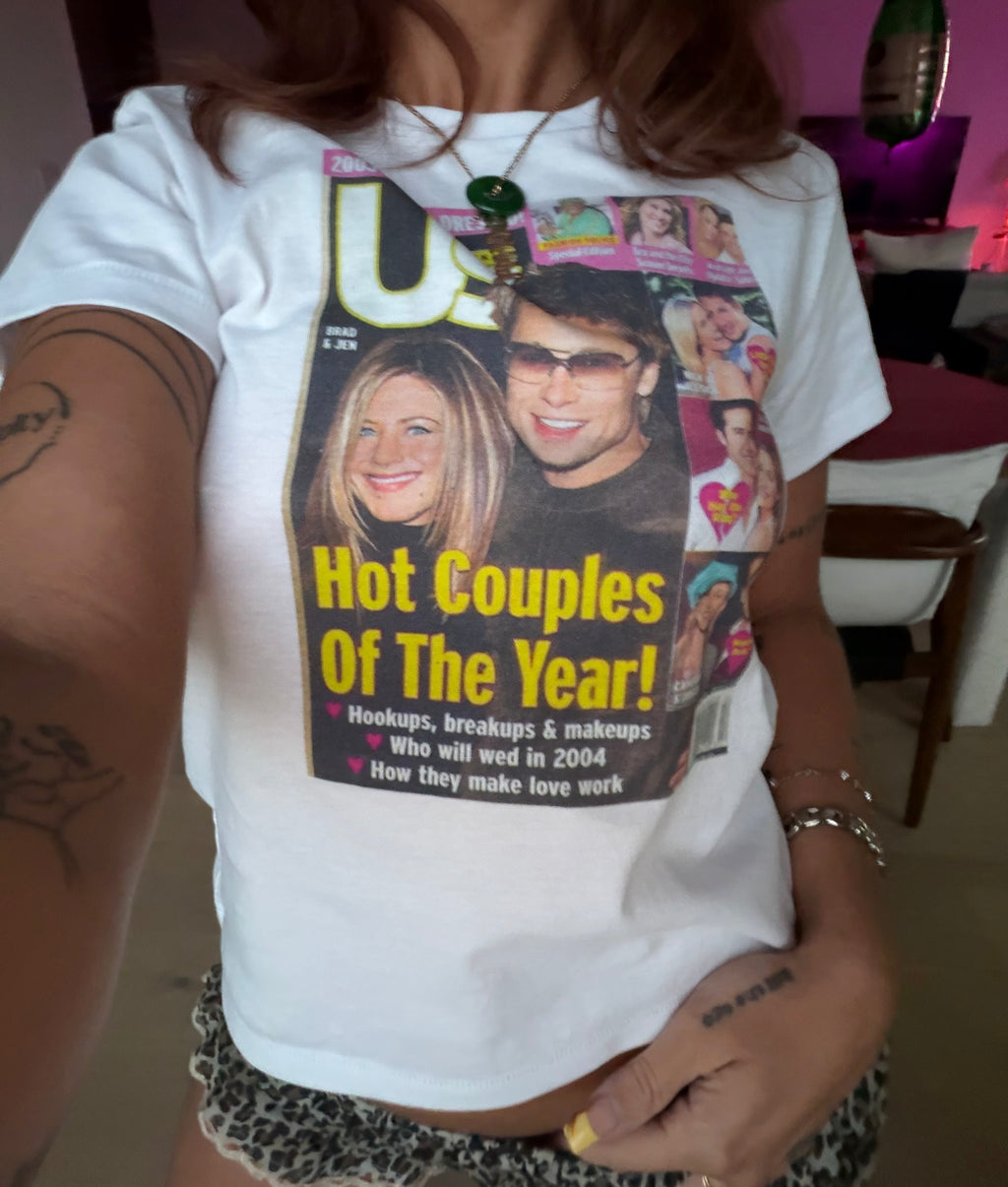 US WEEKLY Cover women’s high-waisted t-shirt